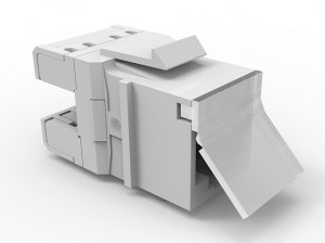 Modulo RJ-45/RJ-11 Marca Furukawa GigaLan Premium Inserto modular 